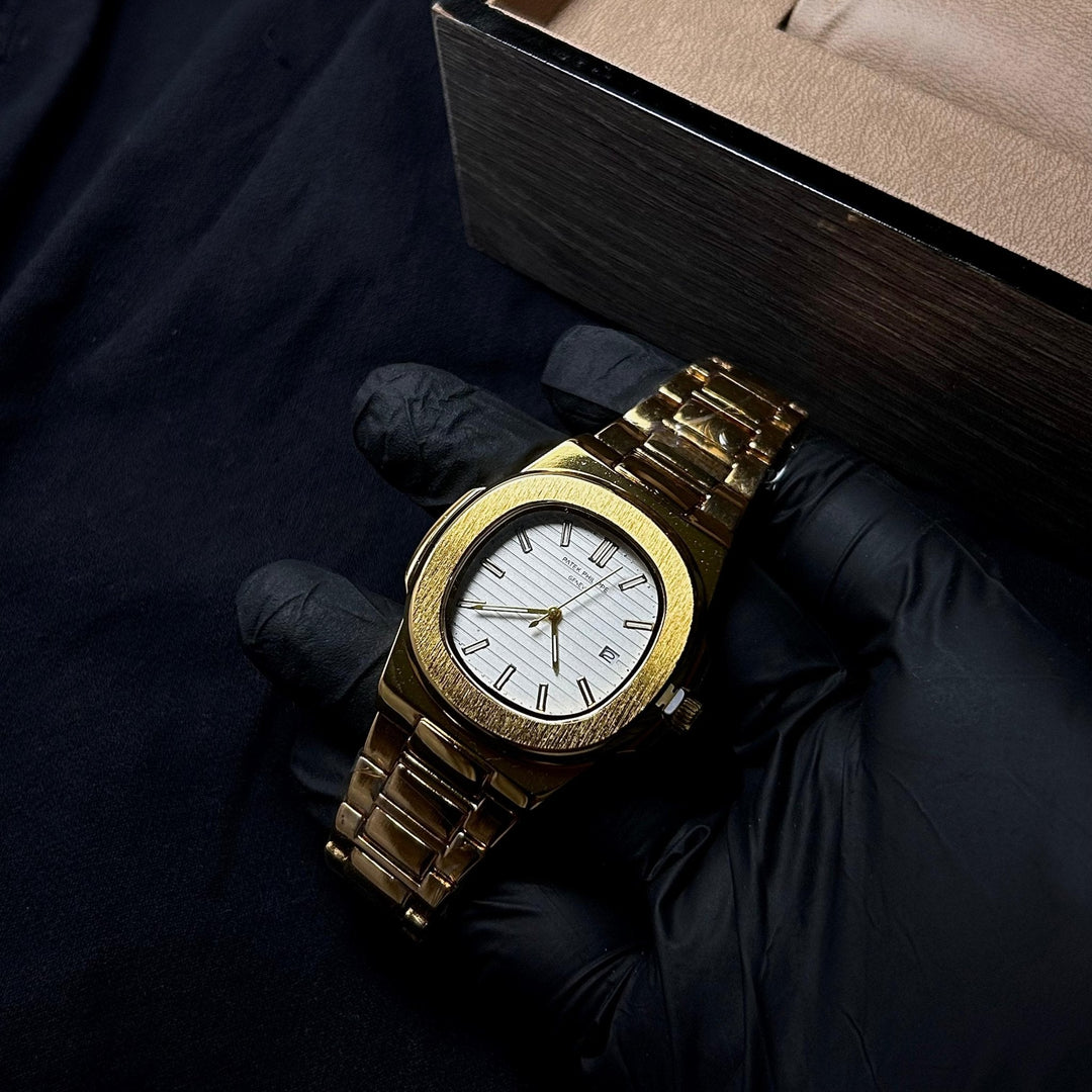 Patek Philippe Nautilus For Him – Golden White