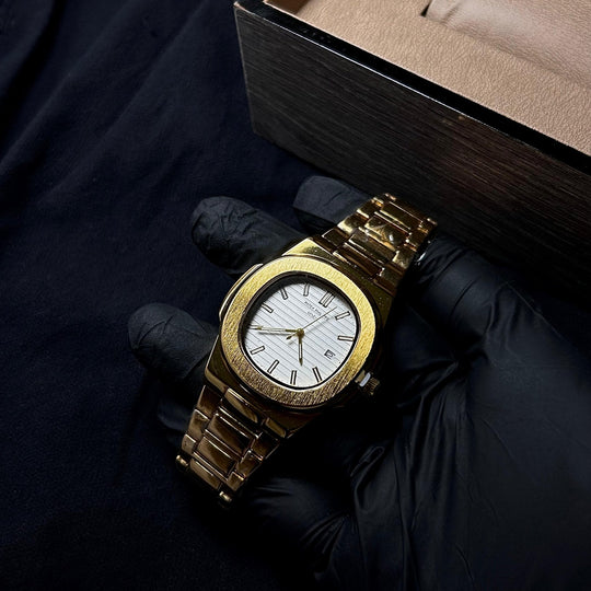 Patek Philippe Nautilus For Him – Golden White