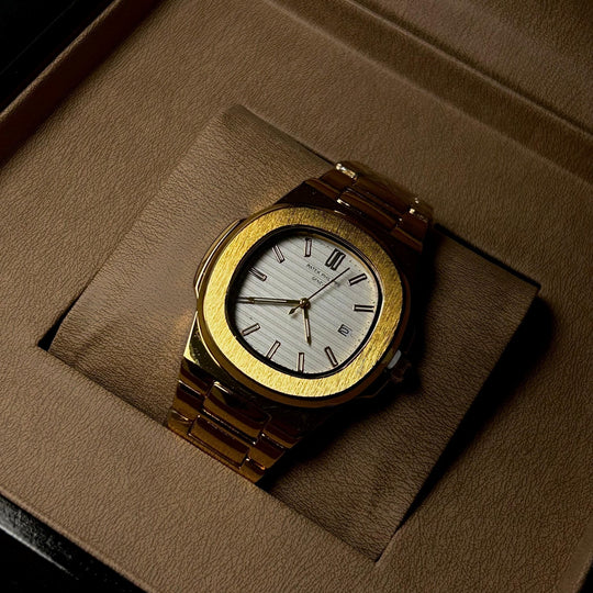 Patek Philippe Nautilus For Him – Golden White