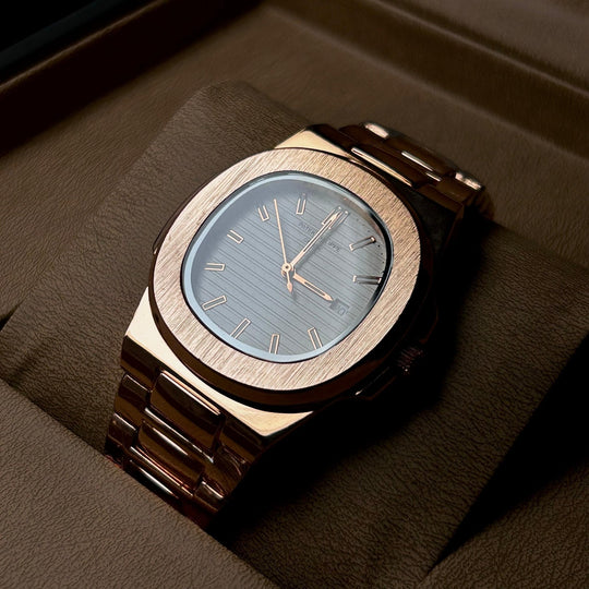 Patek Philippe Nautilus For Him – Rose Gold White