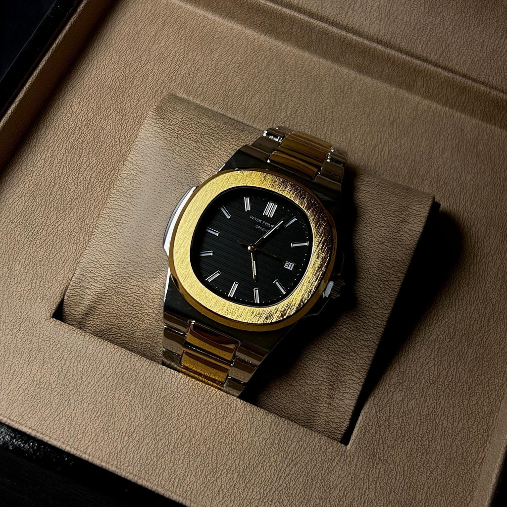 Patek Philippe Nautilus For Him – Two Tone Golden Black