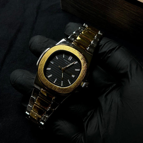 Patek Philippe Nautilus For Him – Two Tone Golden Black