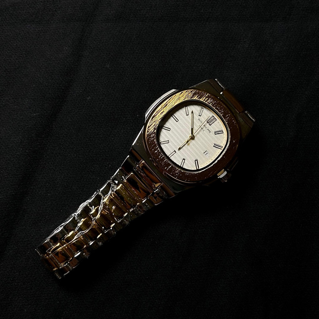 Patek Philippe Nautilus For Him – Two Tone Golden White