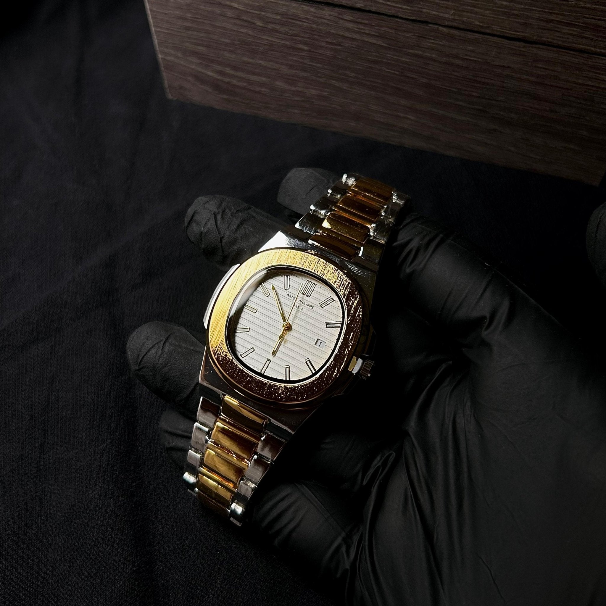 Patek Philippe Nautilus For Him – Two Tone Golden White