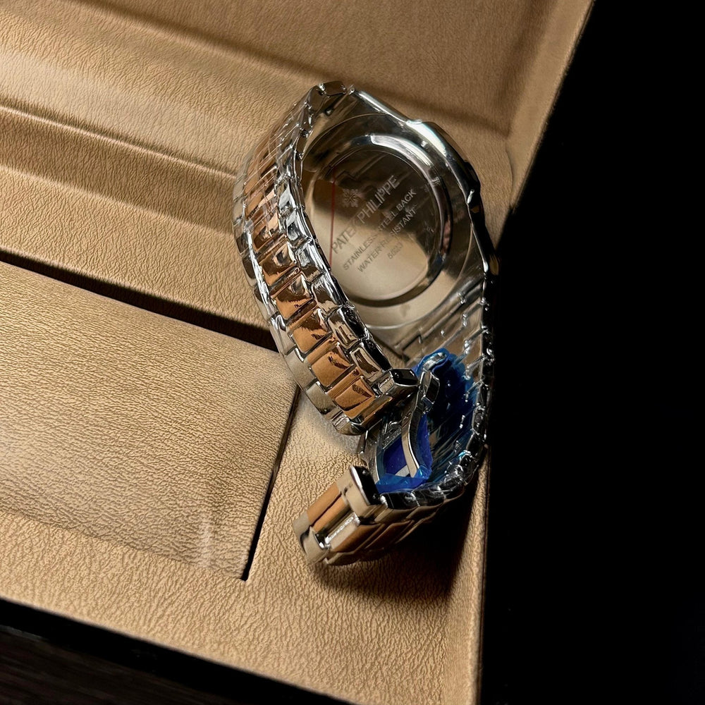 Patek Philippe Nautilus For Him – Two Tone Rose Gold White