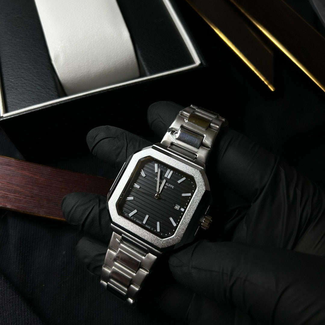 Patek Philippe Cubitus  For Him – Matte Steel Black Dial