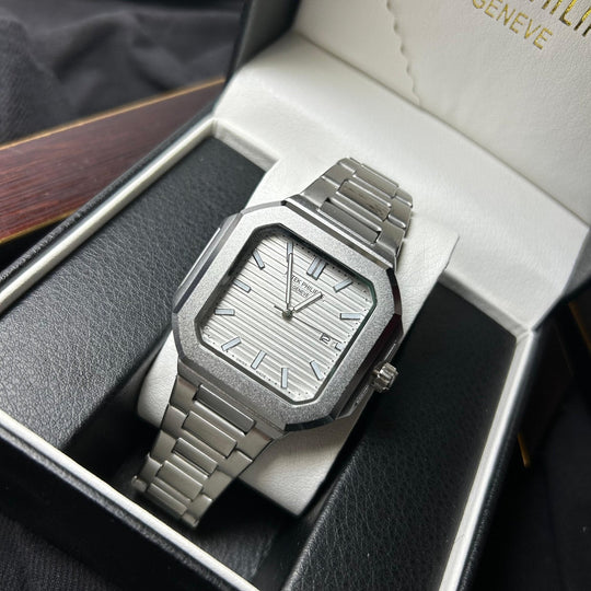 Patek Philippe Cubitus  For Him – Silver & White Dial