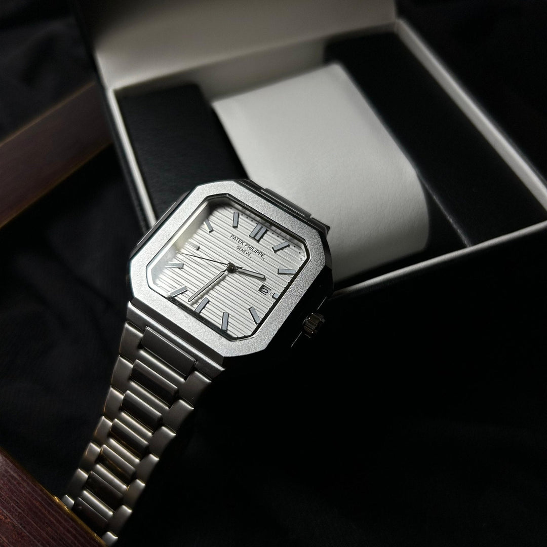 Patek Philippe Cubitus  For Him – Silver & White Dial