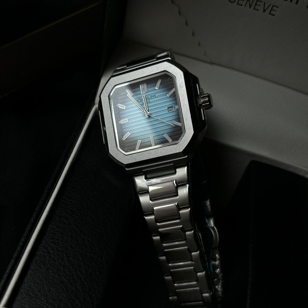Patek Philippe Cubitus  For Him – Stainless Steel Blue Dial