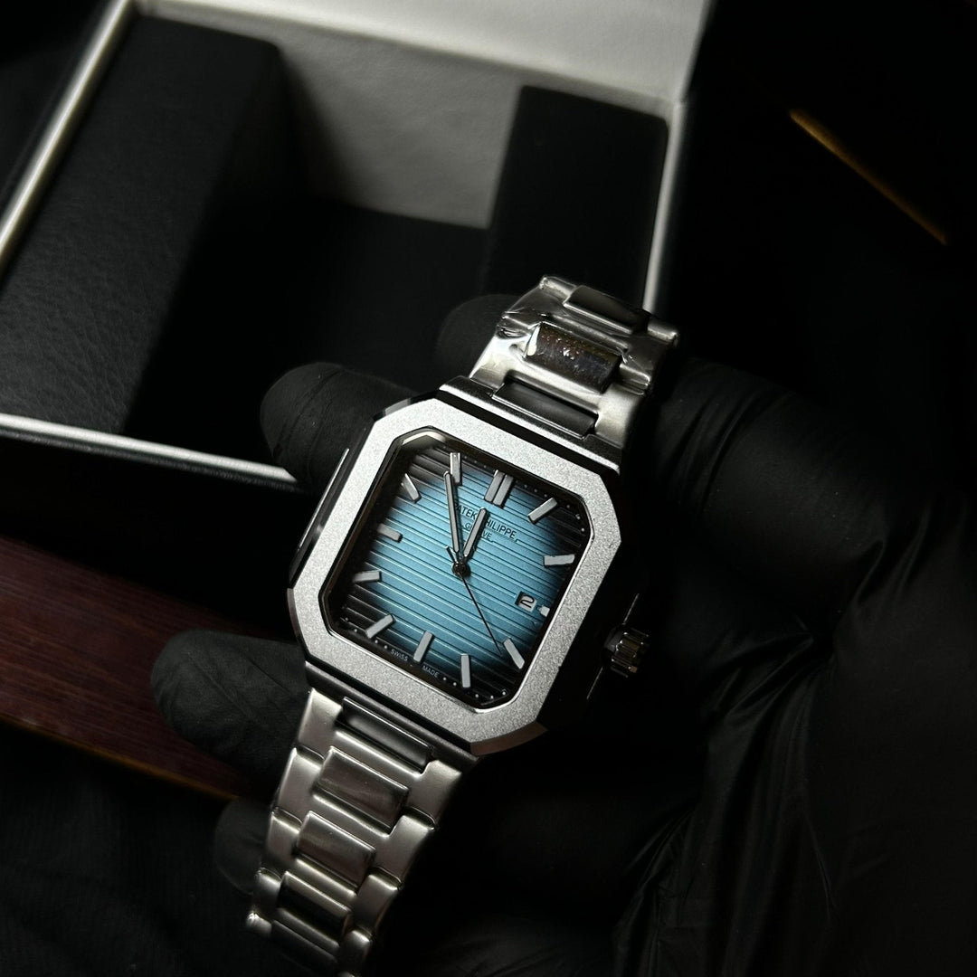 Patek Philippe Cubitus  For Him – Stainless Steel Blue Dial