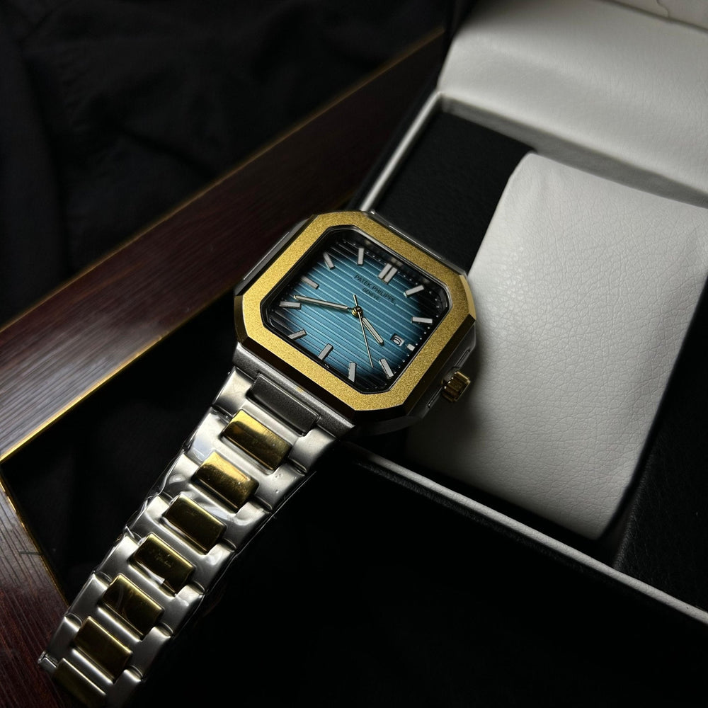 Patek Philippe Cubitus For Him – Two-Tone Blue Dial