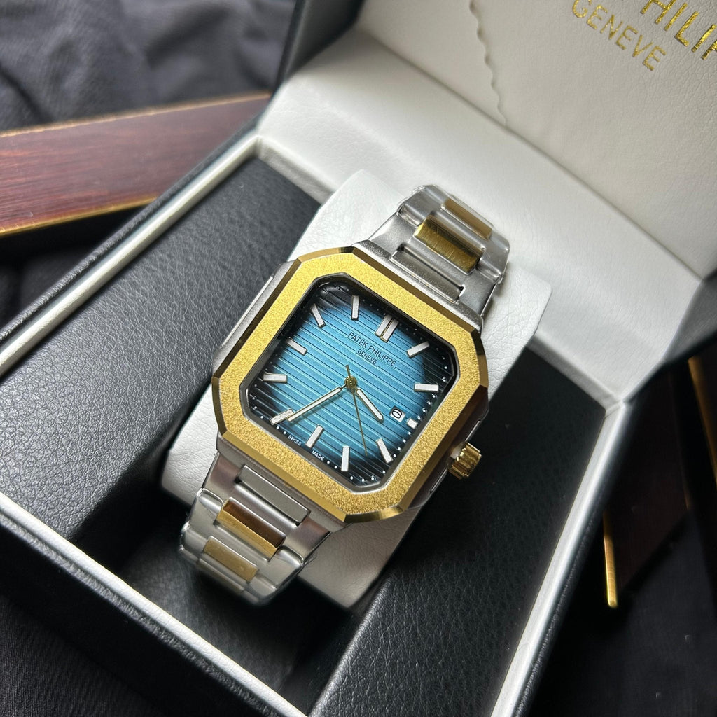 Patek Philippe Cubitus For Him – Two-Tone Blue Dial