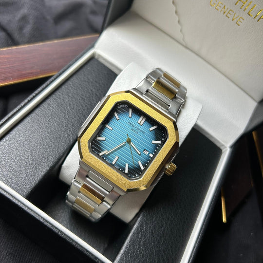 Patek Philippe Cubitus For Him – Two-Tone Blue Dial