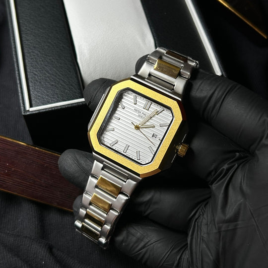 Patek Philippe Cubitus  For Him – Two-Tone Silver Dial