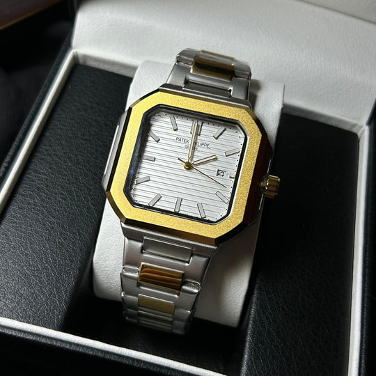 Patek Philippe Cubitus  For Him – Two-Tone Silver Dial