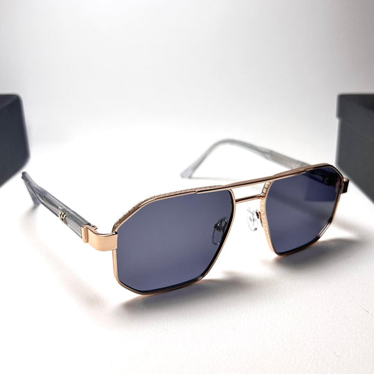 Police Etched Edges - Golden Black