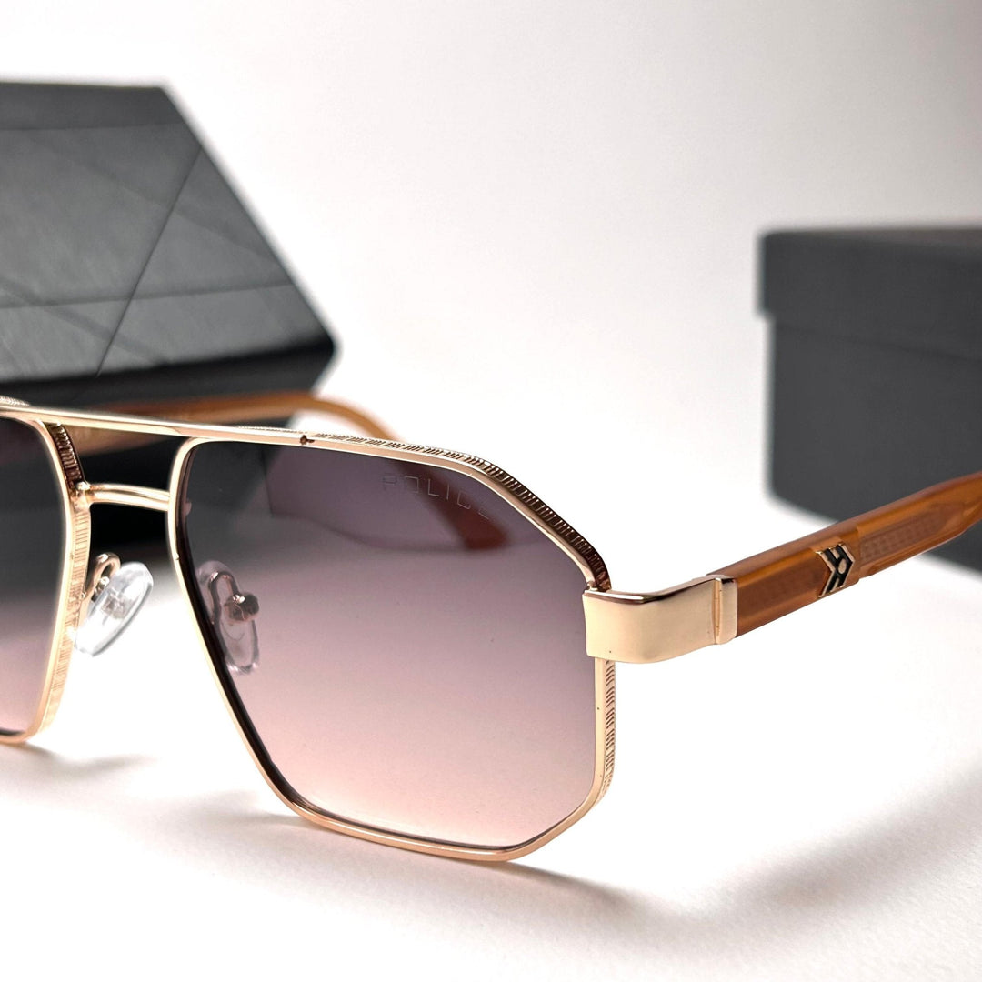 Police Etched Edges - Rose gold