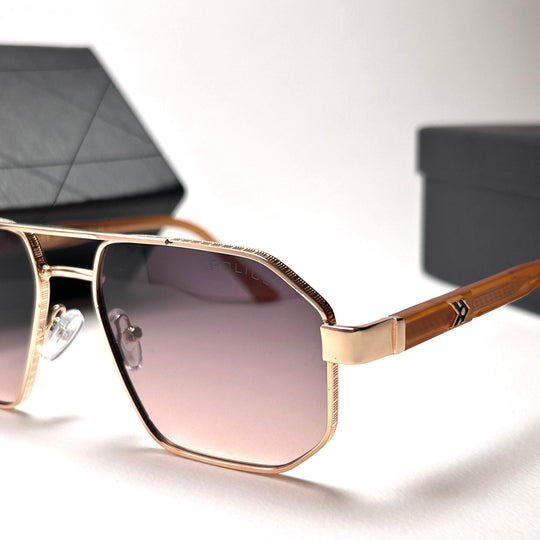 Police Etched Edges - Rose gold