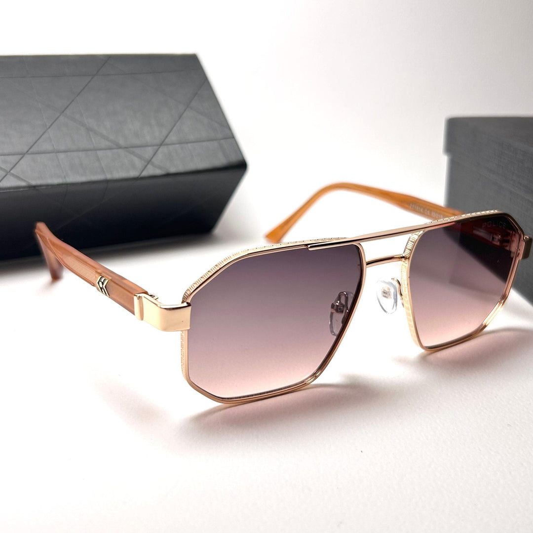 Police Etched Edges - Rose gold