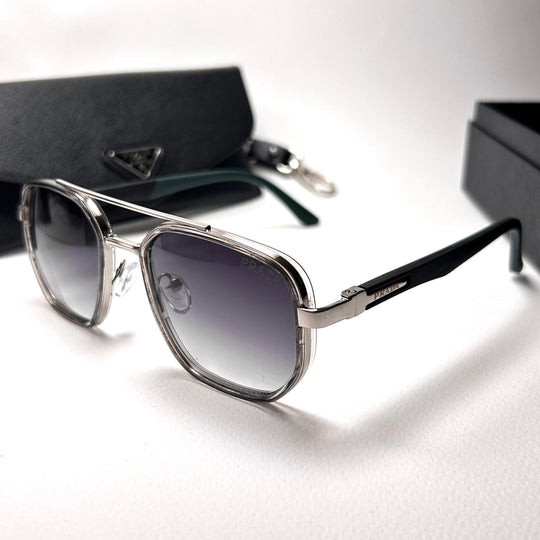 Prada Geo Double Bridge 2183 - Gray Gradient