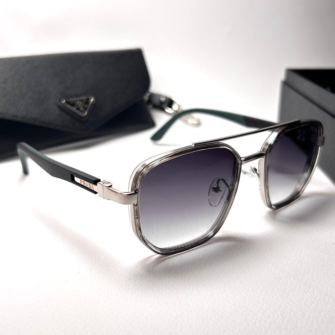 Prada Geo Double Bridge 2183 - Gray Gradient