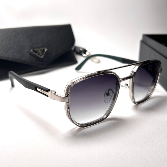Prada Geo Double Bridge 2183 - Gray Gradient