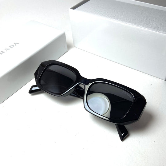 Prada Geometric Black Gloss