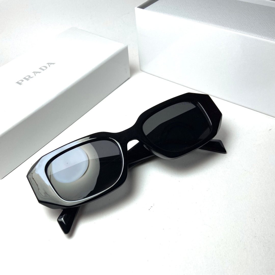 Prada Geometric Black Gloss