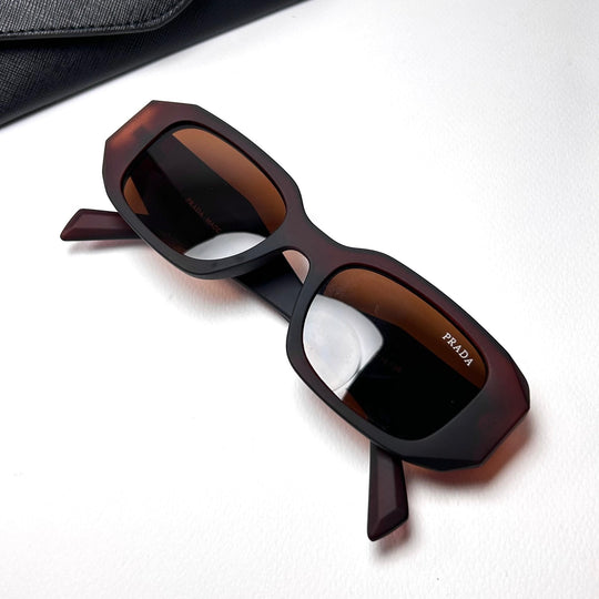Prada Geometric - Brown Matte