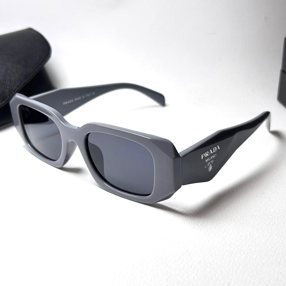 Prada Geometric - Gray Gloss