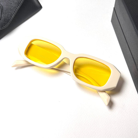 Prada Geometric - Ivory Yellow