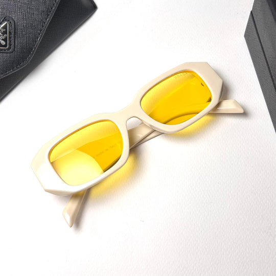 Prada Geometric - Ivory Yellow