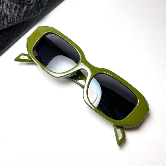 Prada Geometric - Oily Green