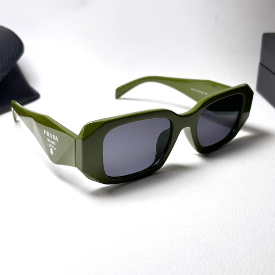Prada Geometric - Oily Green