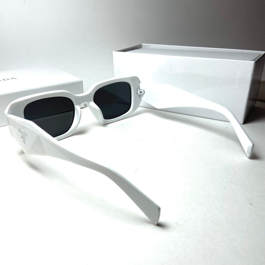 Prada Geometric White Glosse