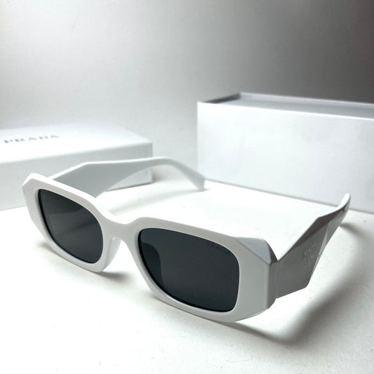 Prada Geometric White Glosse