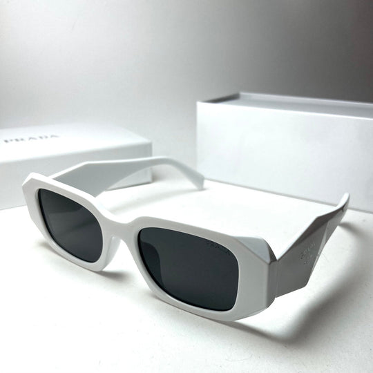 Prada Geometric White Glosse