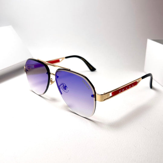 Prada Linea Rossa Aviator - Brown Mirror