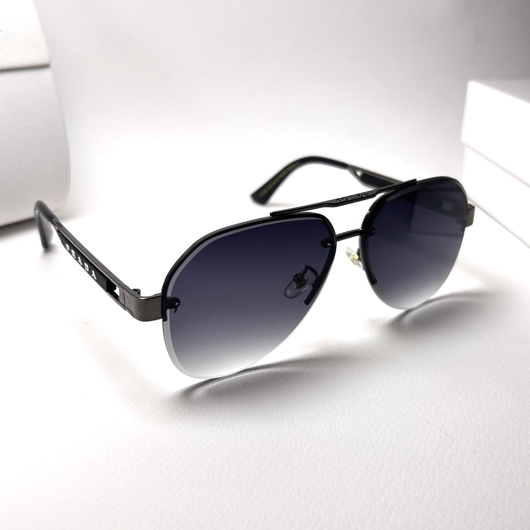 Prada Linea Rossa Aviator - Full Black