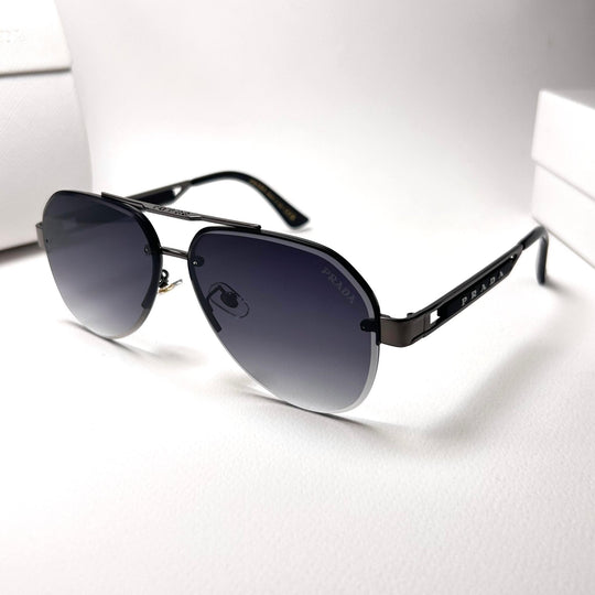 Prada Linea Rossa Aviator - Full Black