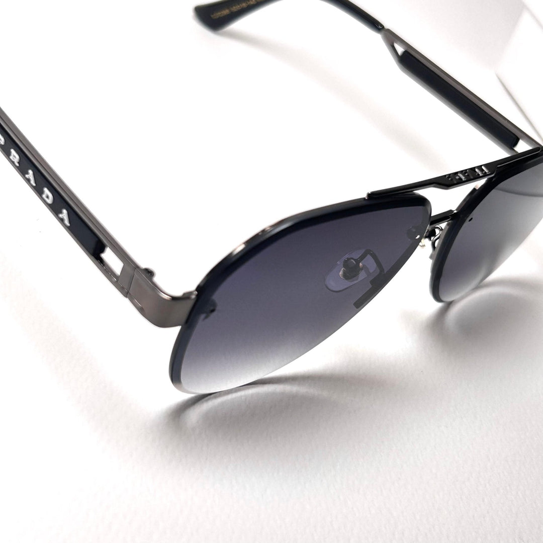 Prada Linea Rossa Aviator - Full Black