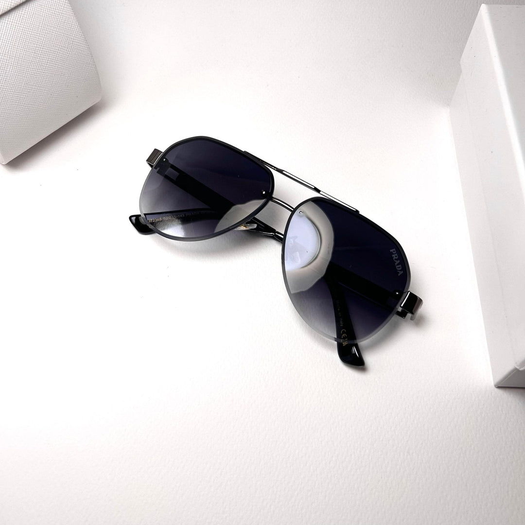 Prada Linea Rossa Aviator - Full Black