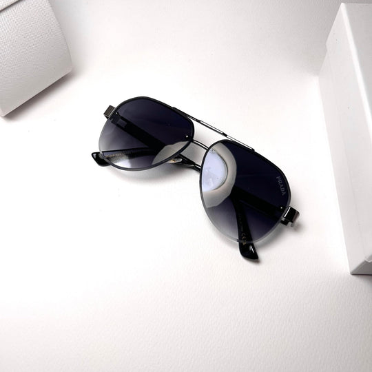 Prada Linea Rossa Aviator - Full Black