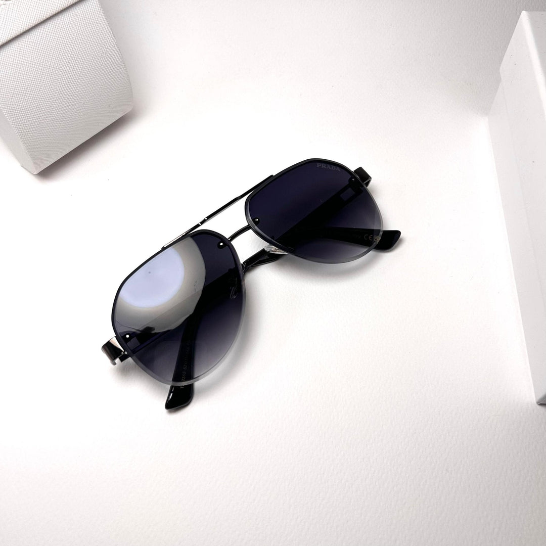 Prada Linea Rossa Aviator - Full Black