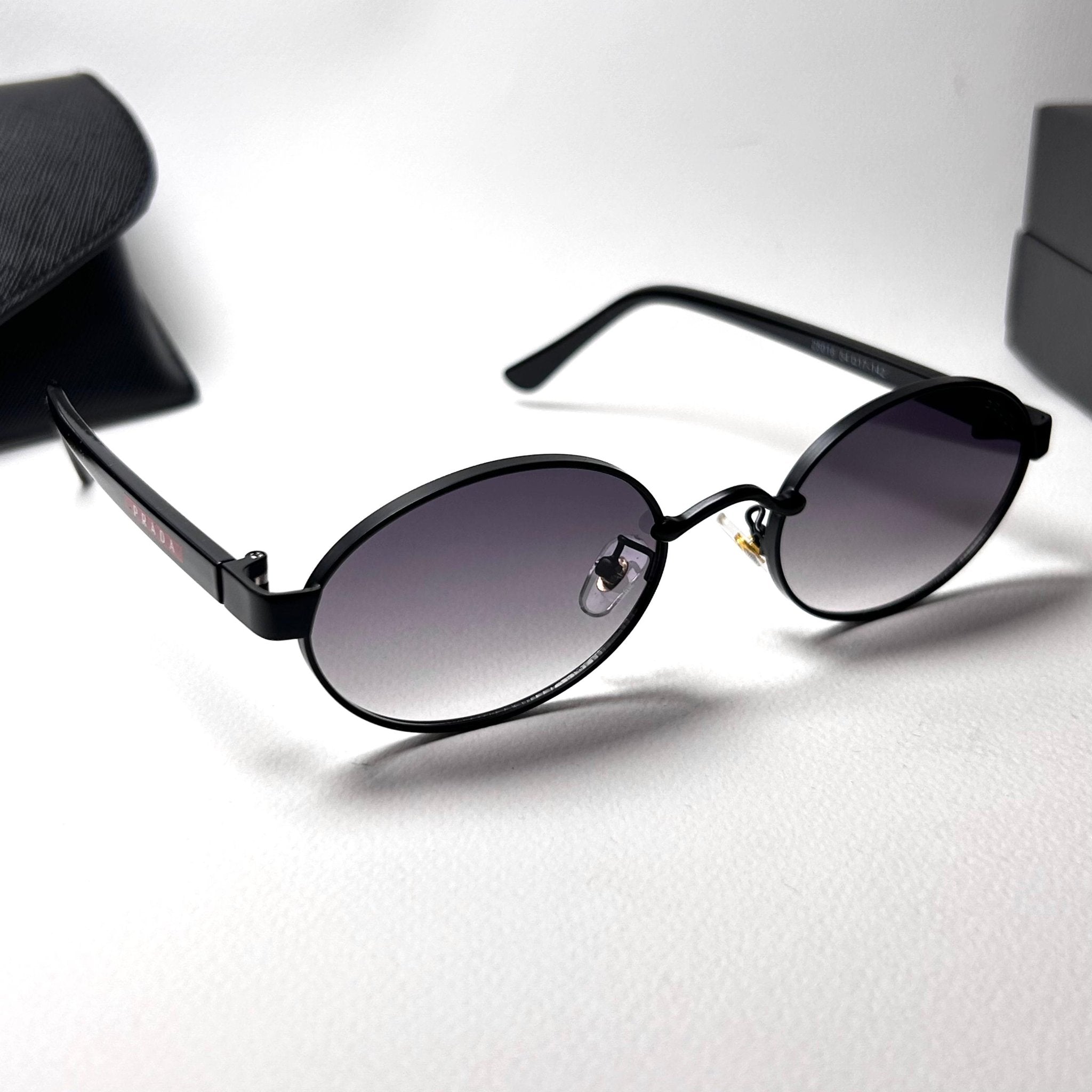 Prada Oval PRB56S - Black Gradient