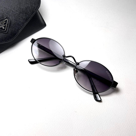 Prada Oval PRB56S - Black Gradient