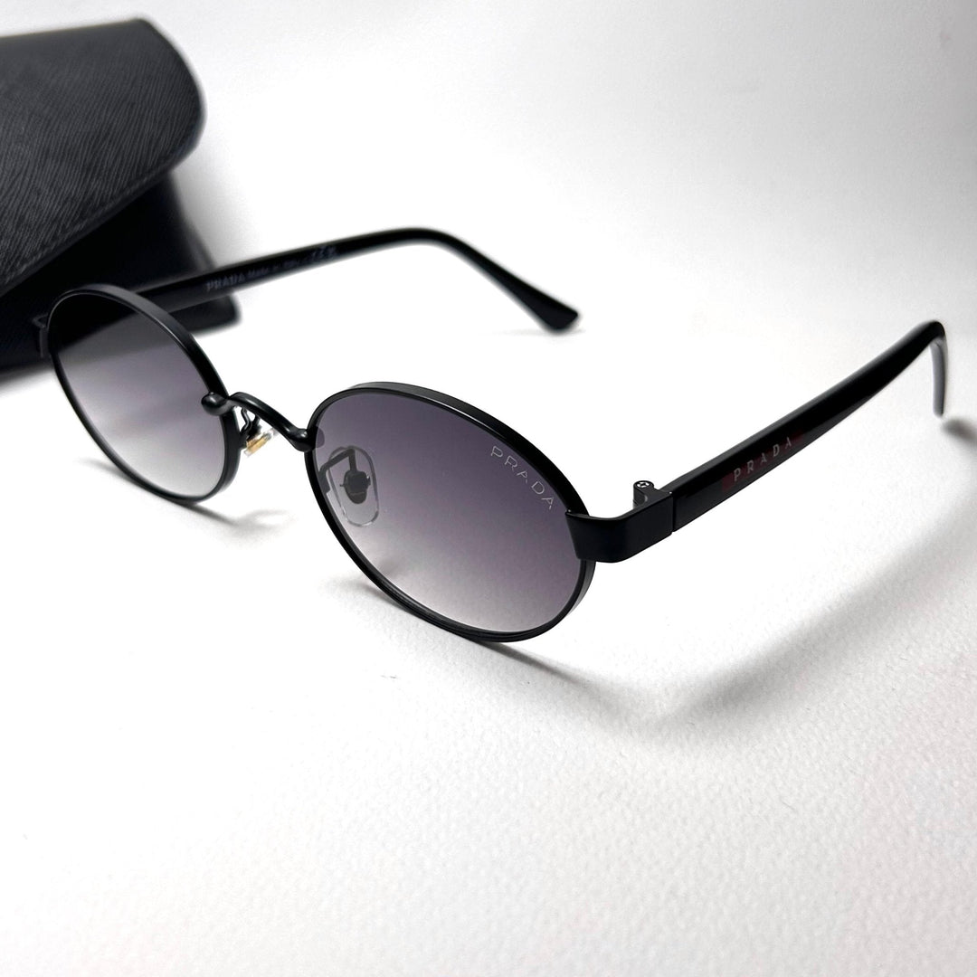 Prada Oval PRB56S - Black Gradient