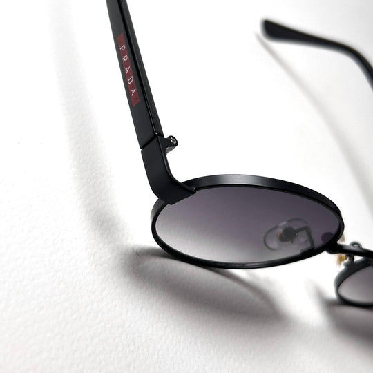 Prada Oval PRB56S - Black Gradient