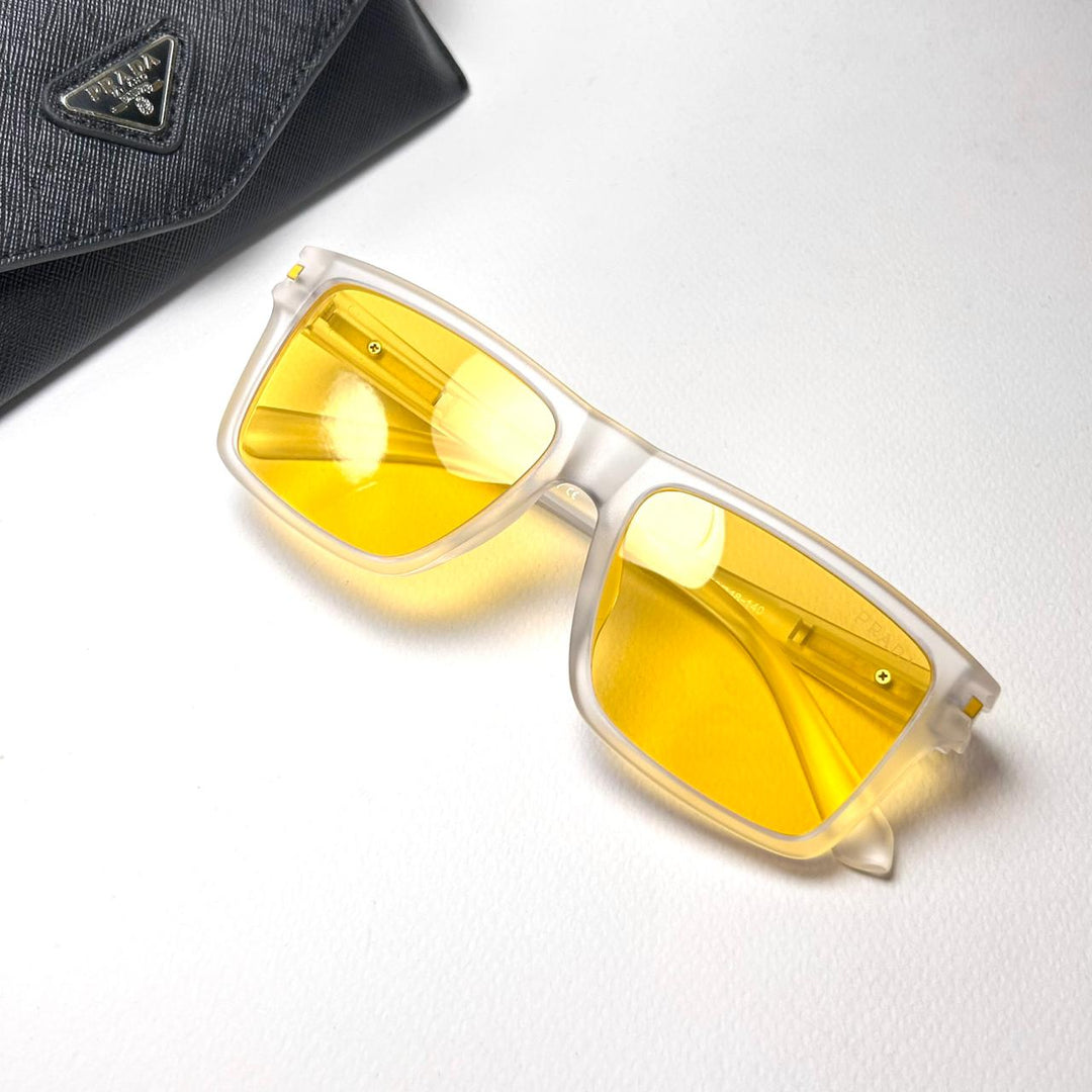 Prada Rectangular WF2236 - Yellow