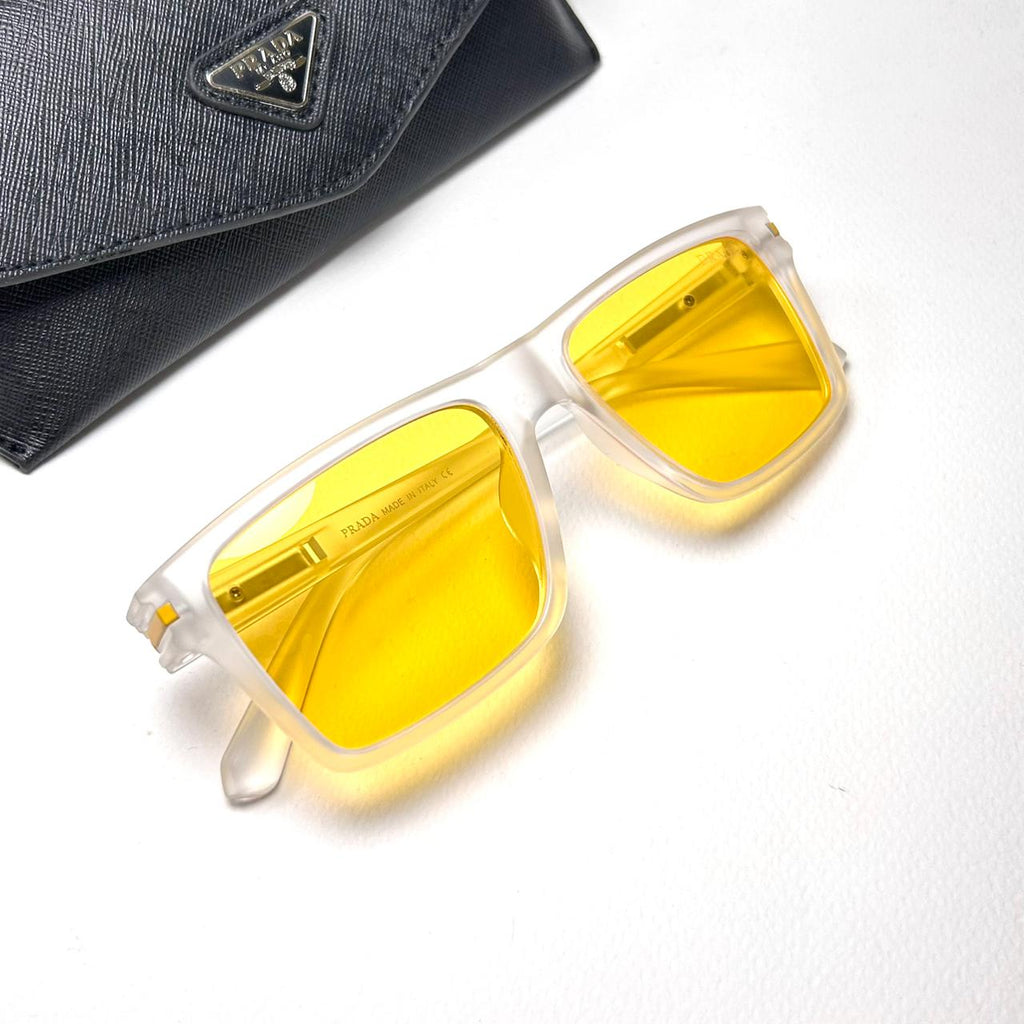 Prada Rectangular WF2236 - Yellow